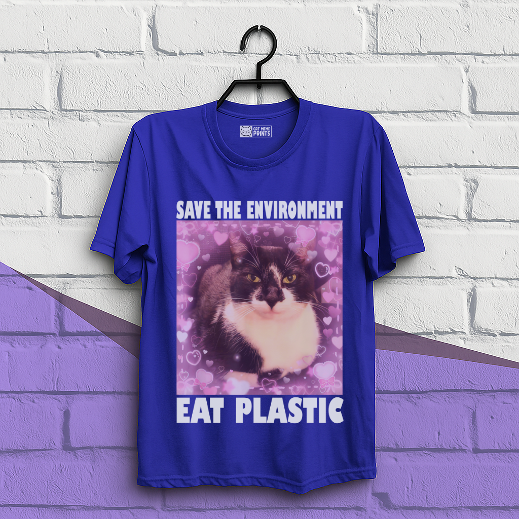 Save The Environment Eat Plastic T-Shirt