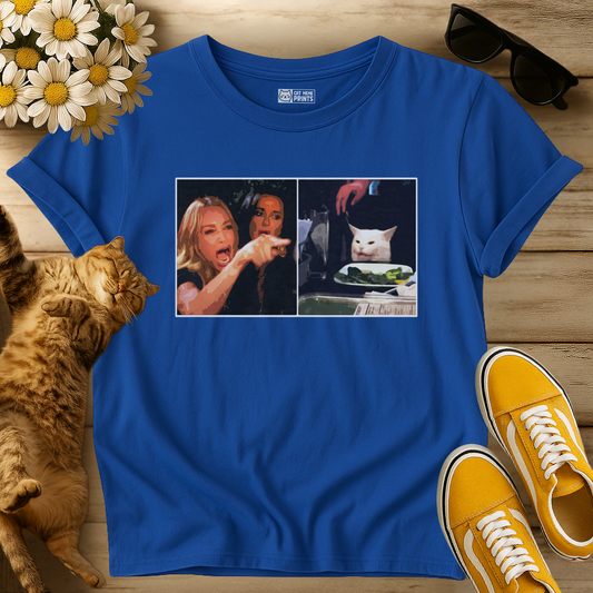 Woman Yelling at a Cat T-Shirt