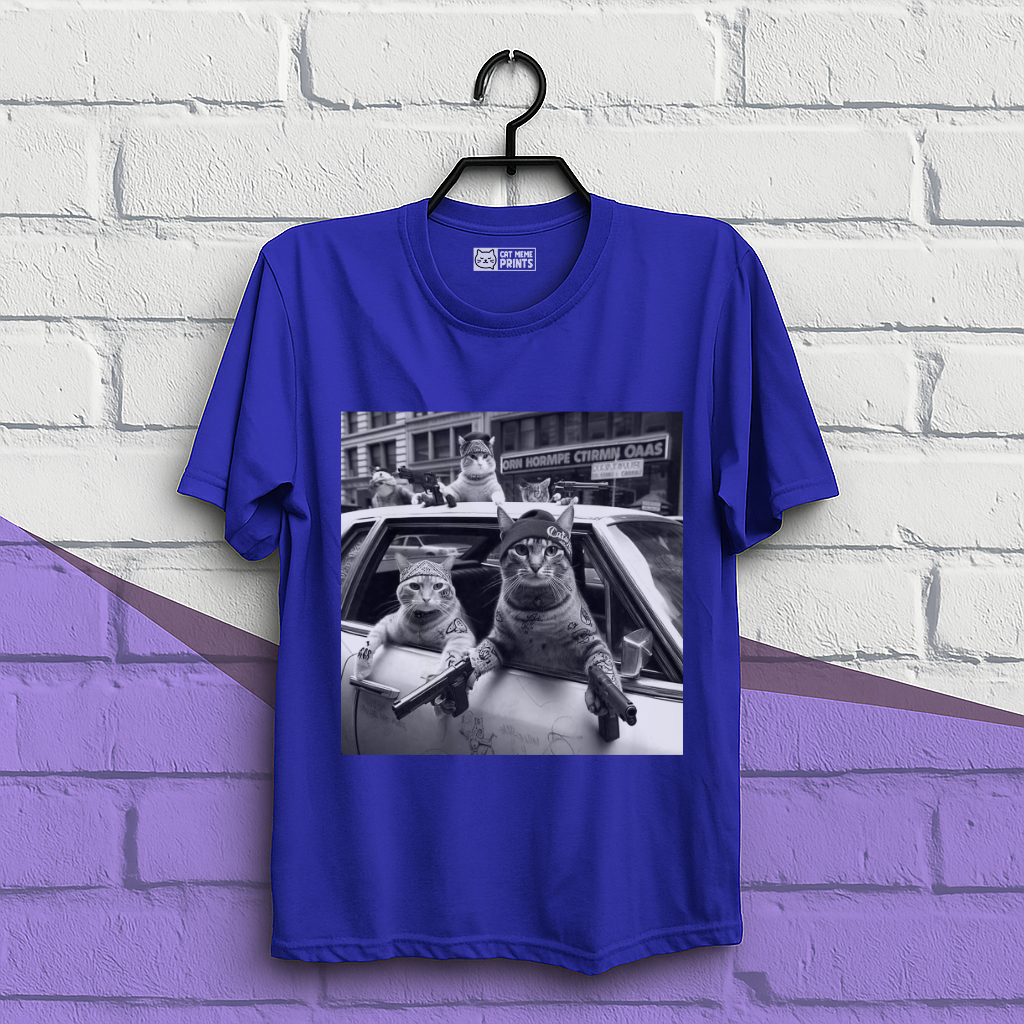 Gangster Cats Street T-Shirt