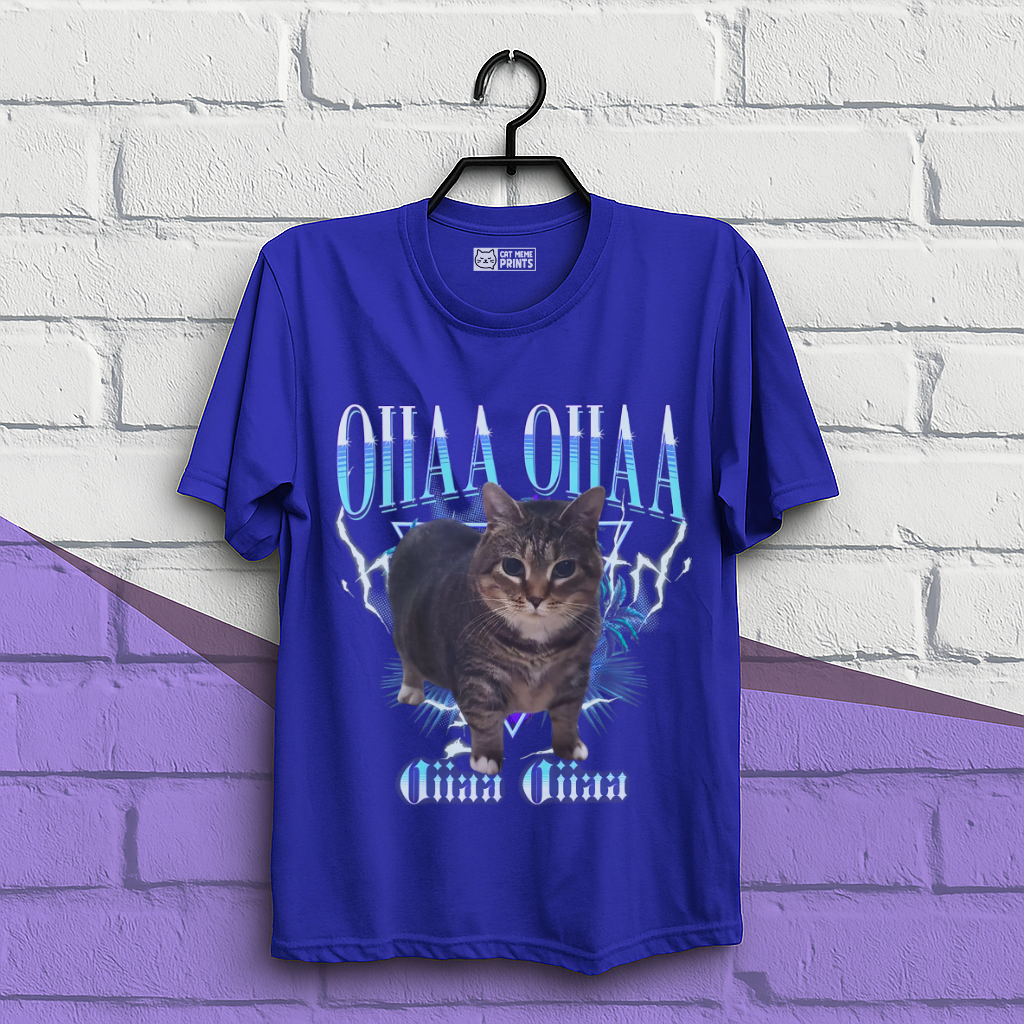 Spining Cat Oiiaa Oiiaa T-Shirt