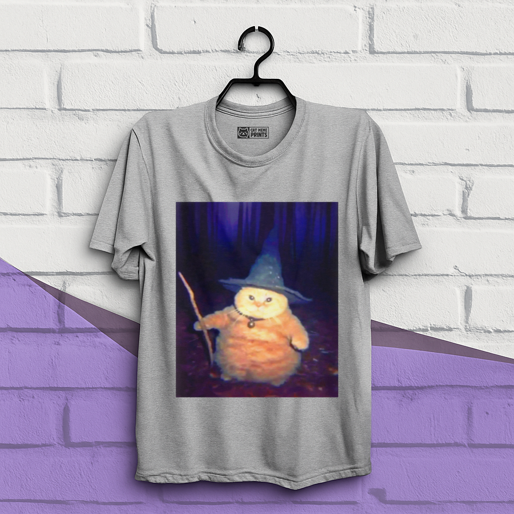 Wizard Cat Weird Halloween T-Shirt