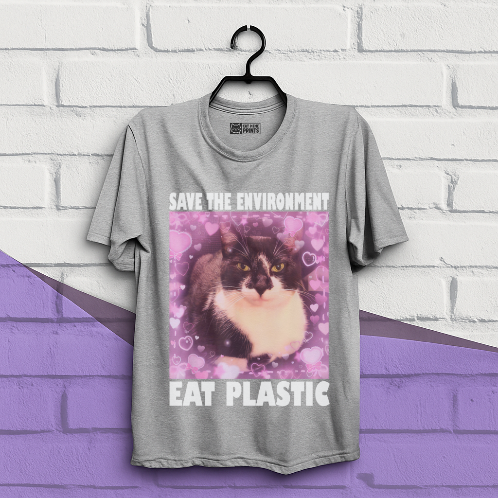 Save The Environment Eat Plastic T-Shirt