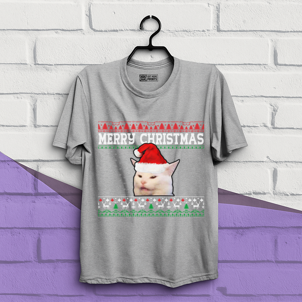 Cat Merry Christmas T-Shirt