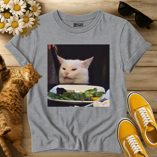 Cat at the Dinner Table T-Shirt