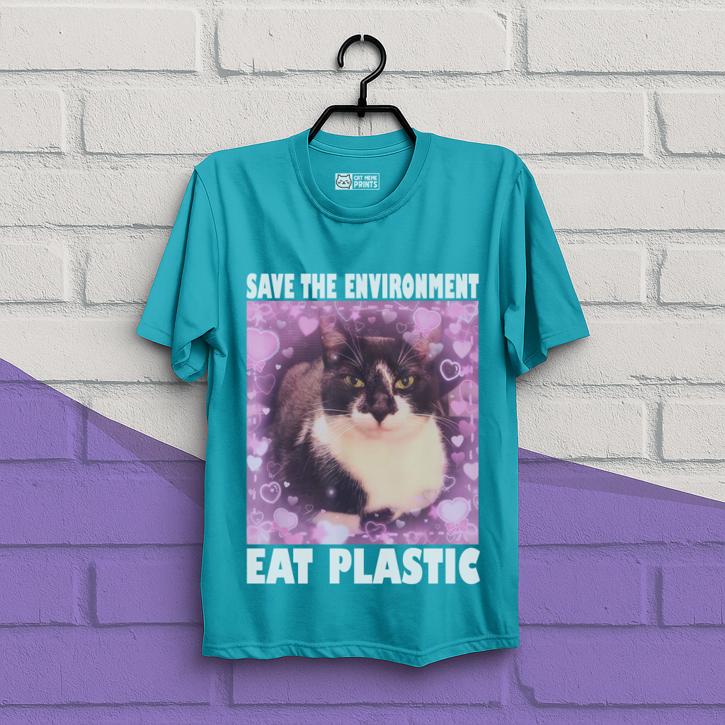 Save The Environment Eat Plastic T-Shirt