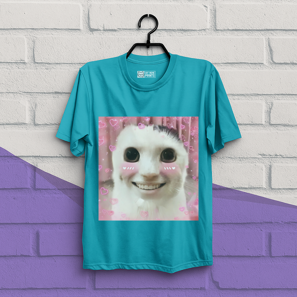 Goofy ahh Cat Meme T-Shirt