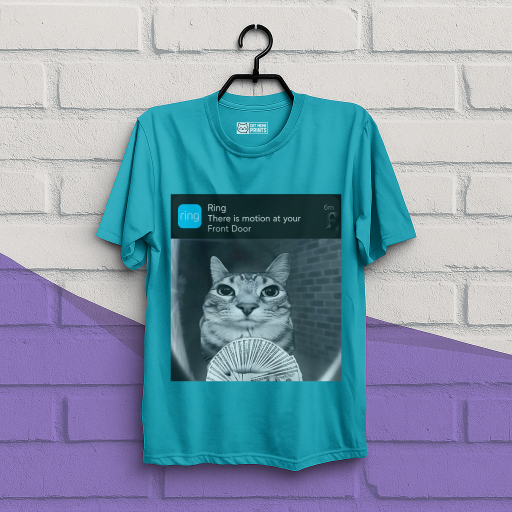 Ring Cat with Motion Meme T-Shirt