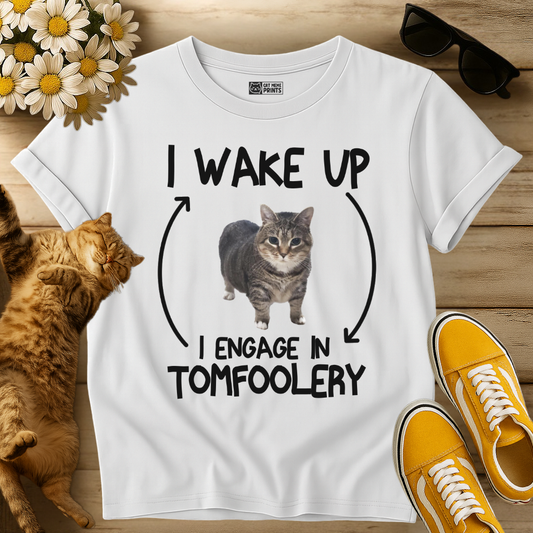 I Wake Up I Engage In Tomfoolery T-Shirt