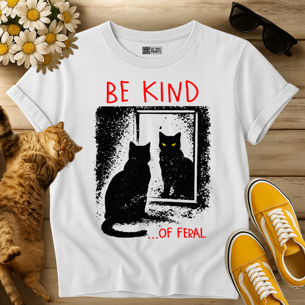 Be Kind of Feral Cat T-Shirt