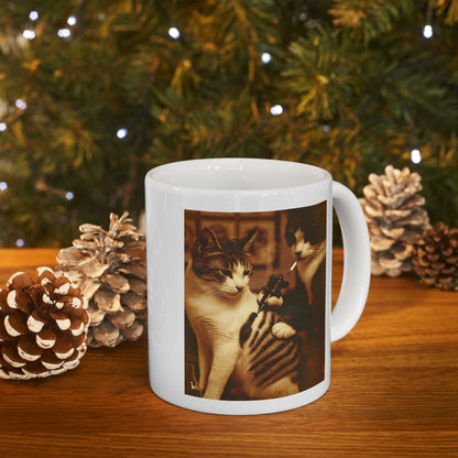 Tattoo Cat Meme Mug