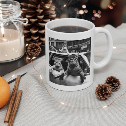 Gangster Cats Street Mug
