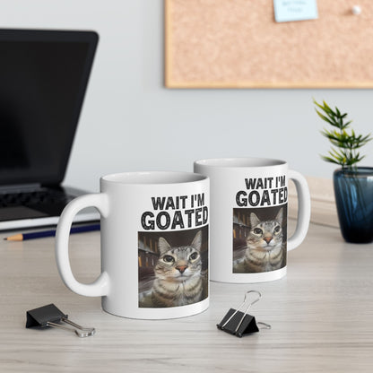 Wait i'm Goated Mug