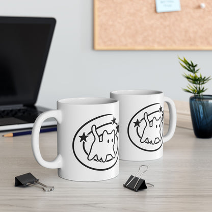 Y2K 90s Starry Cat Mug