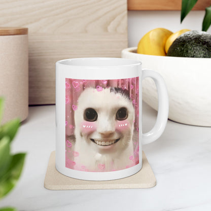 Goofy ahh Cat Meme Mug