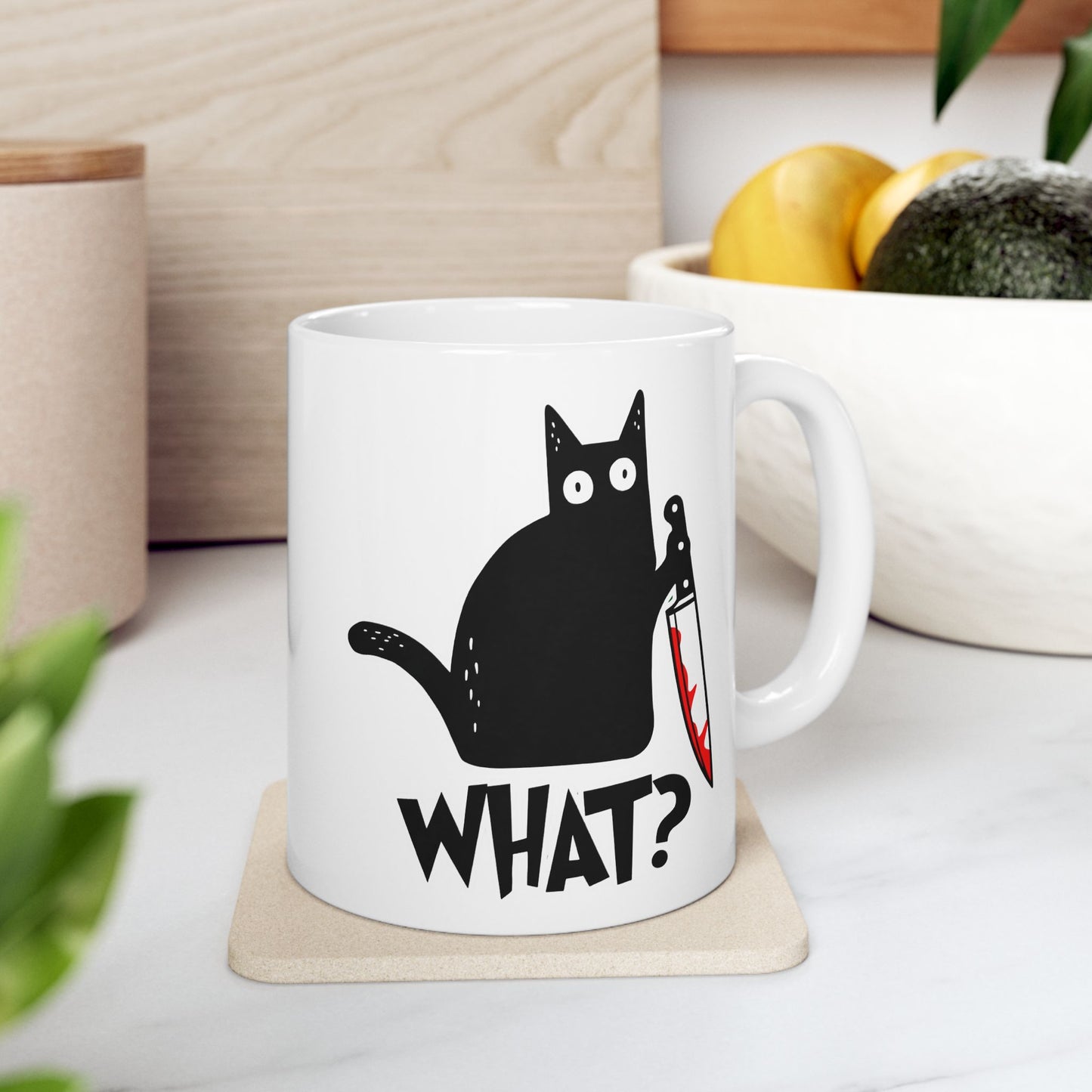 Cat What Mug