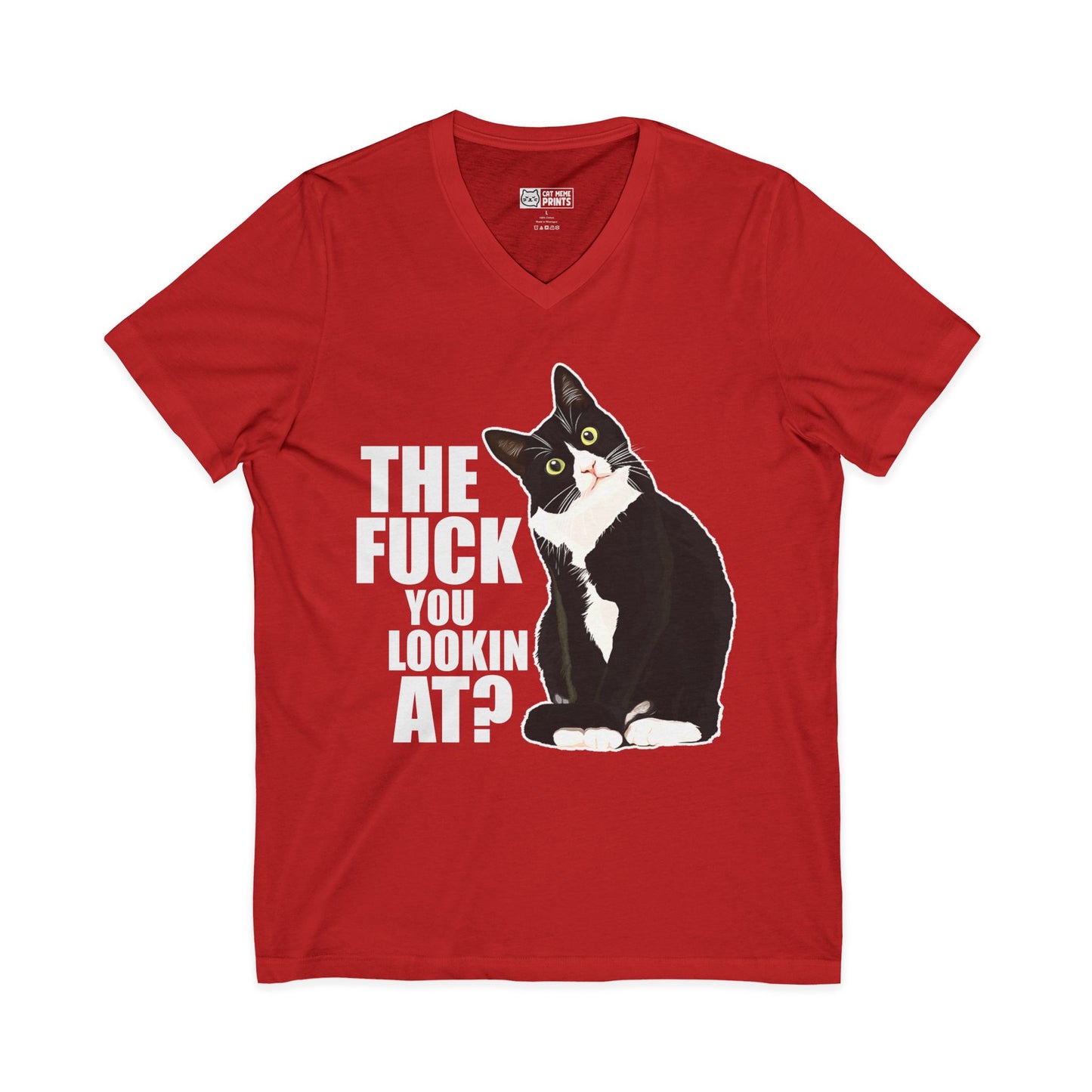 The Fuck You Lookin At? V-Neck T-Shirt