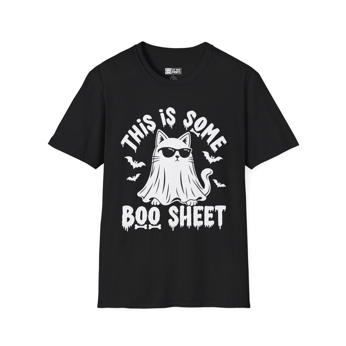 This Is Some Boo Sheet Cat Halloween T-Shirt