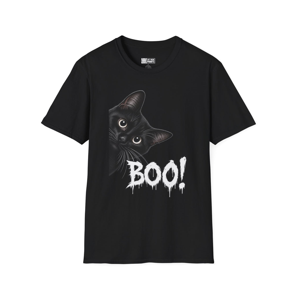 Black Cat Boo T-Shirt