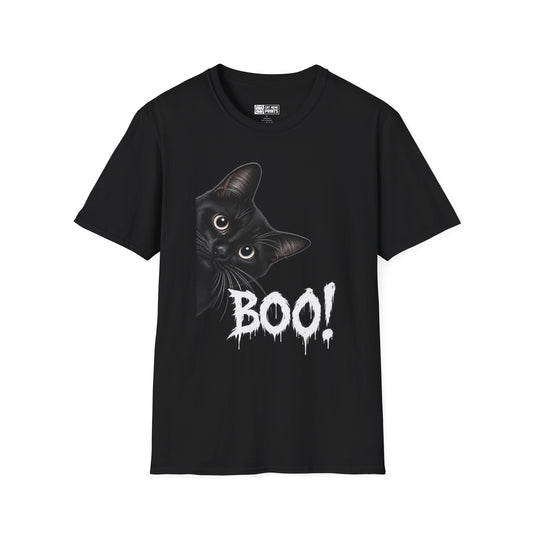 Black Cat Boo T-Shirt