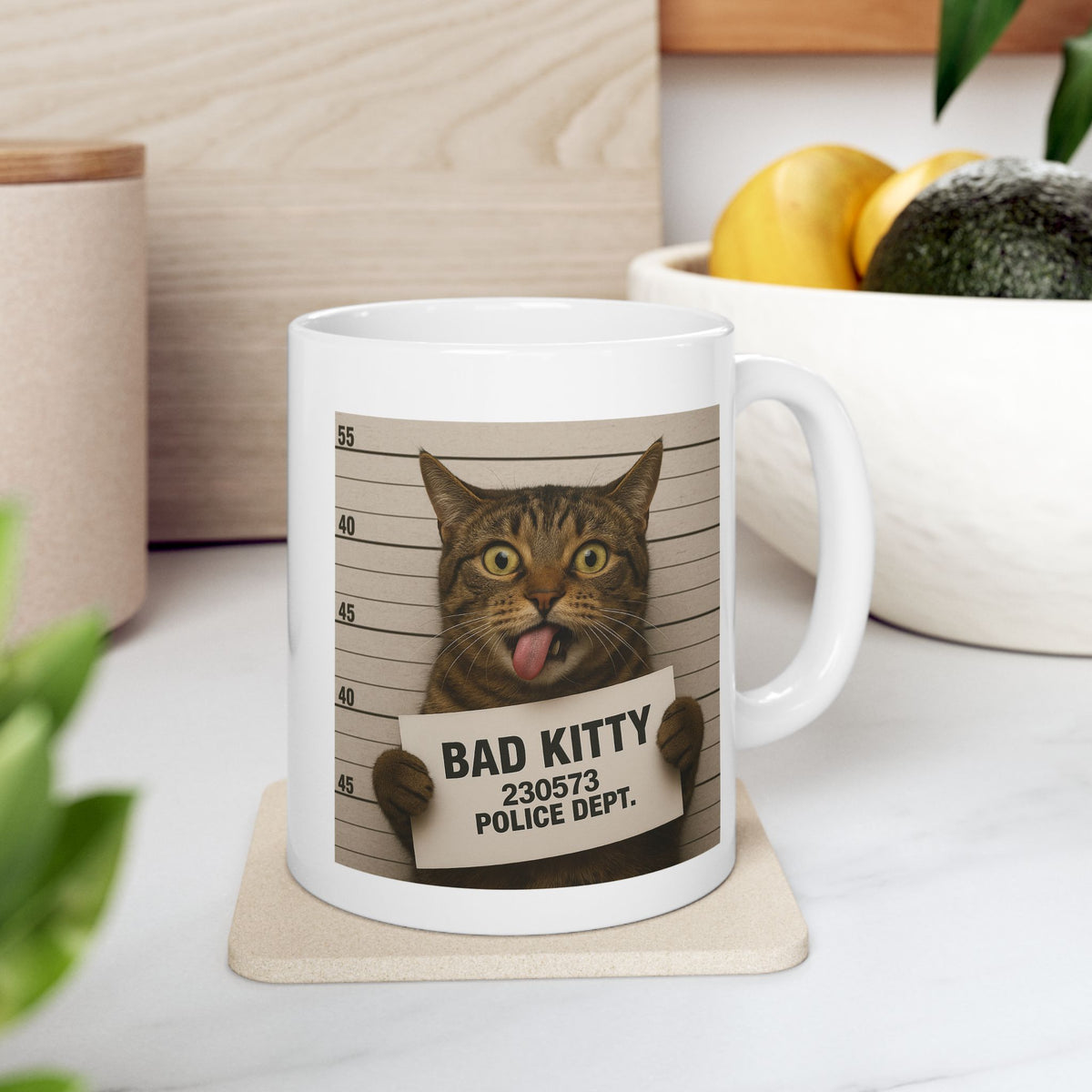 Bad Kitty Prisoned Mug