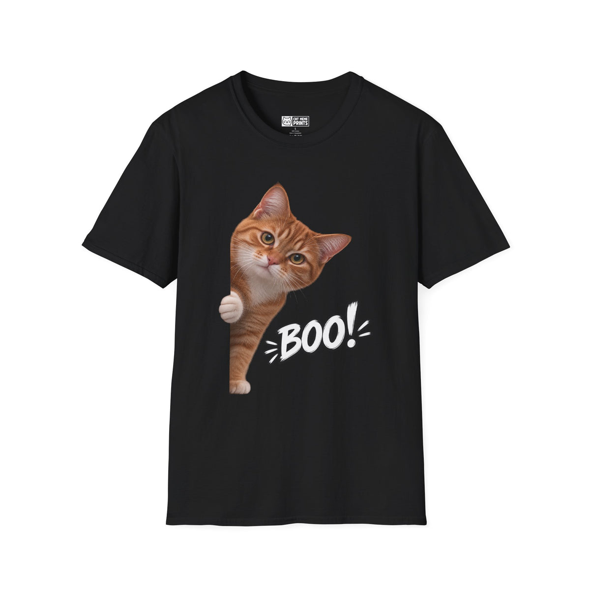 Orange Cat Boo T-Shirt