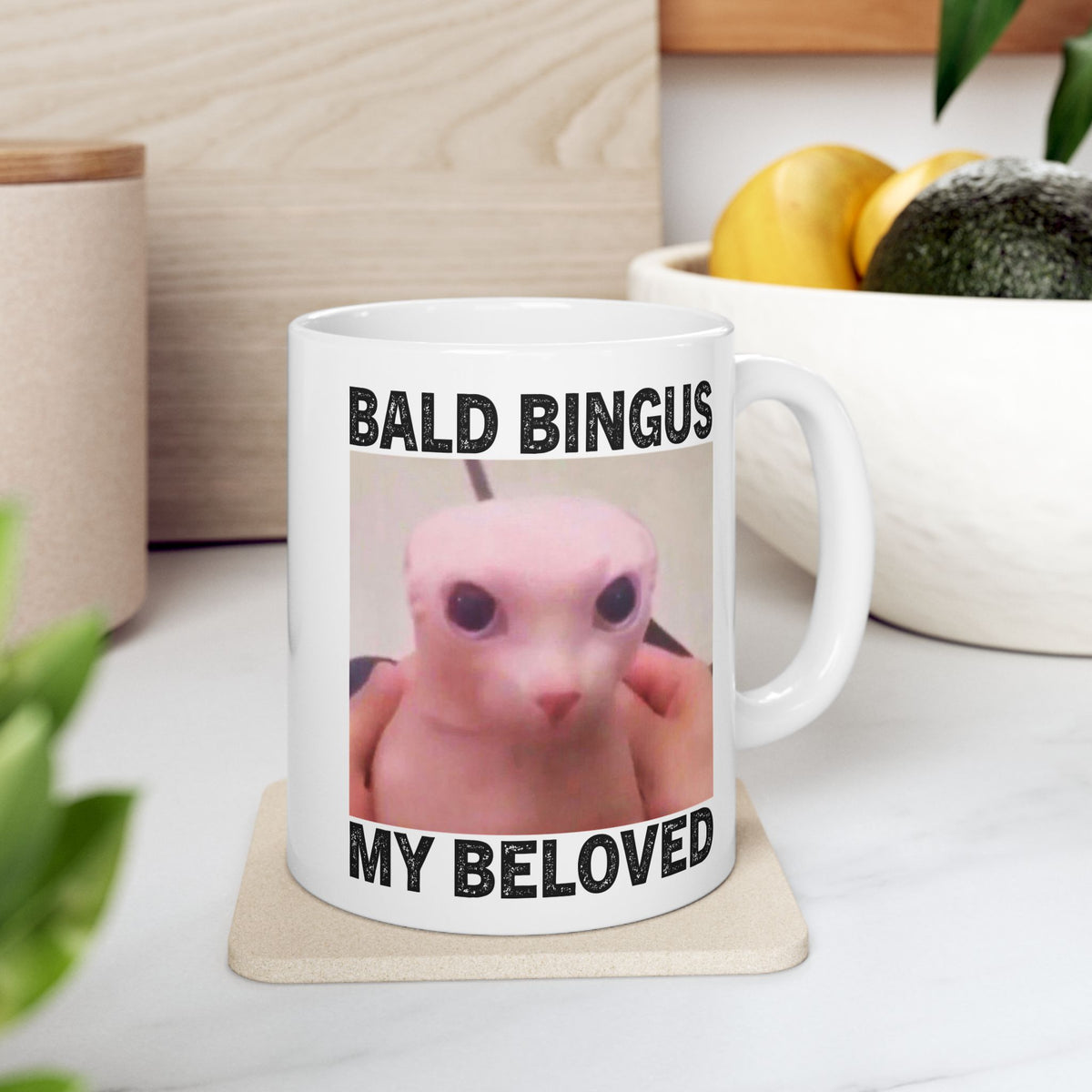 Bald Bingus My Beloved Mug