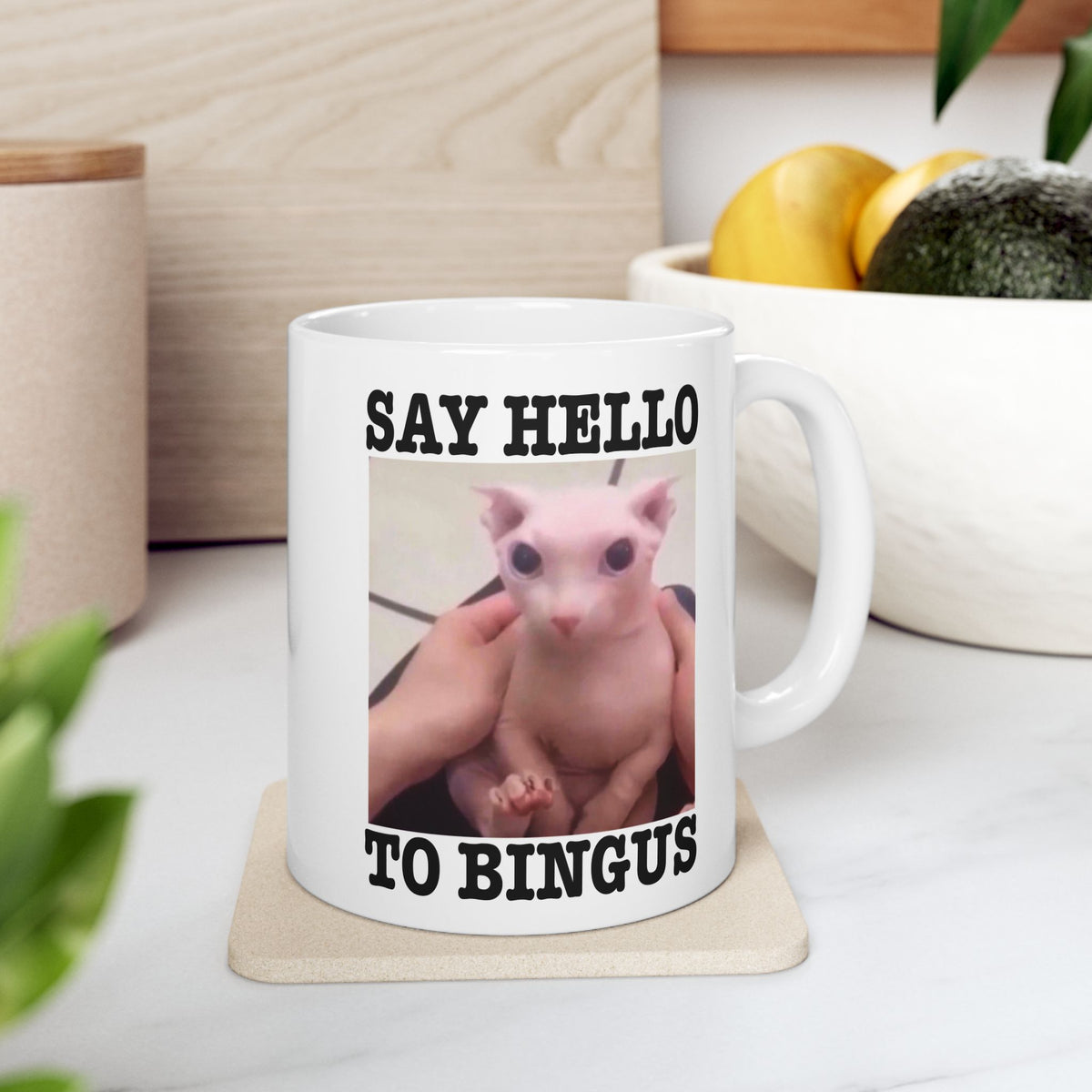 Say Hello To Bingus Mug
