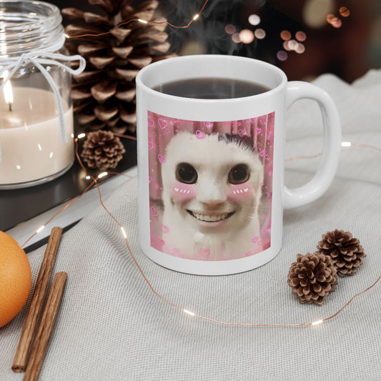Goofy ahh Cat Meme Mug