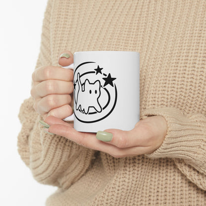 Y2K 90s Starry Cat Mug