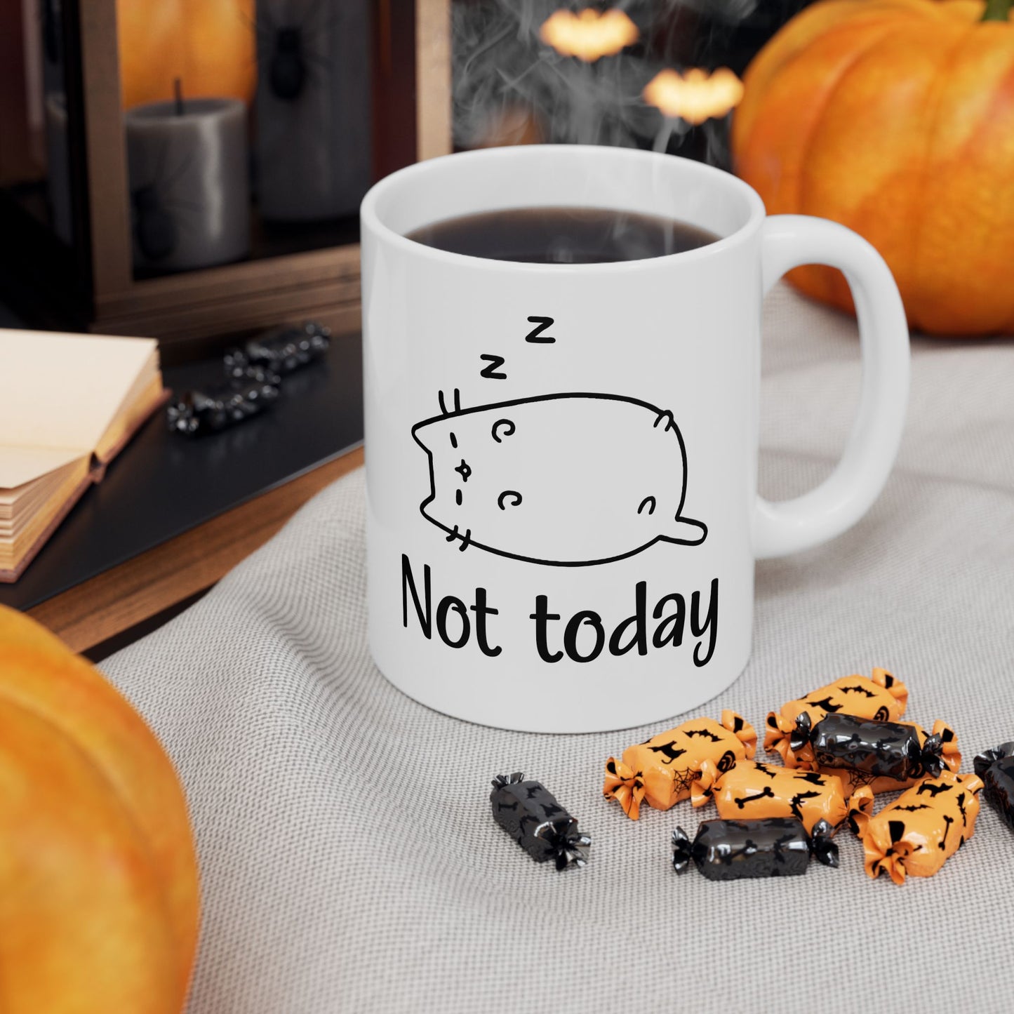 Cat Not Today Mug
