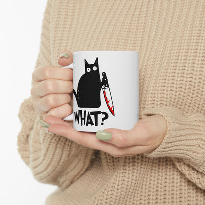 Cat What Mug