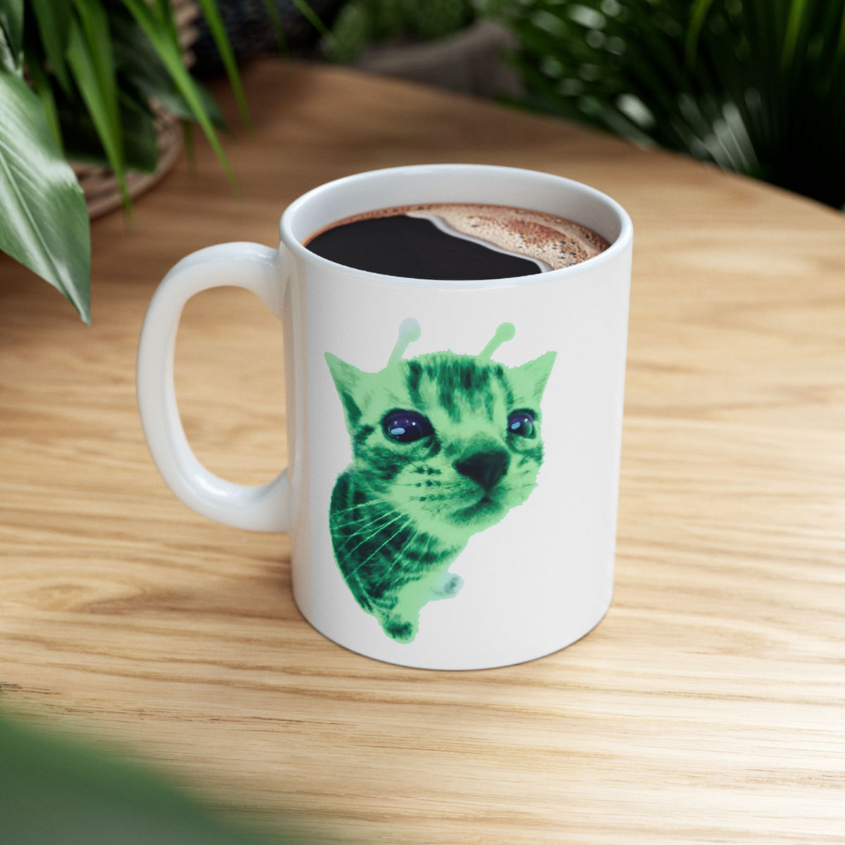 Gnarp Cat Alien Mug