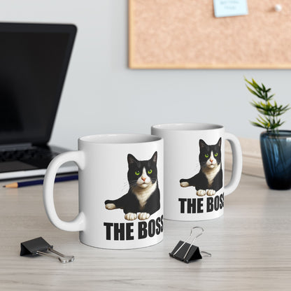 Cat is The Boss Mug