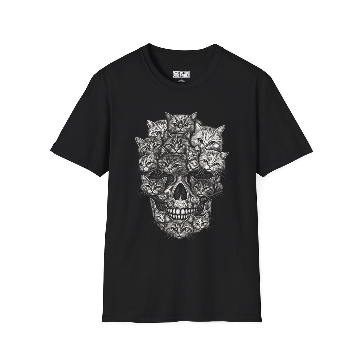 A Skull But It's Cats T-Shirt