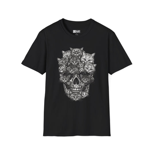 A Skull But It's Cats T-Shirt
