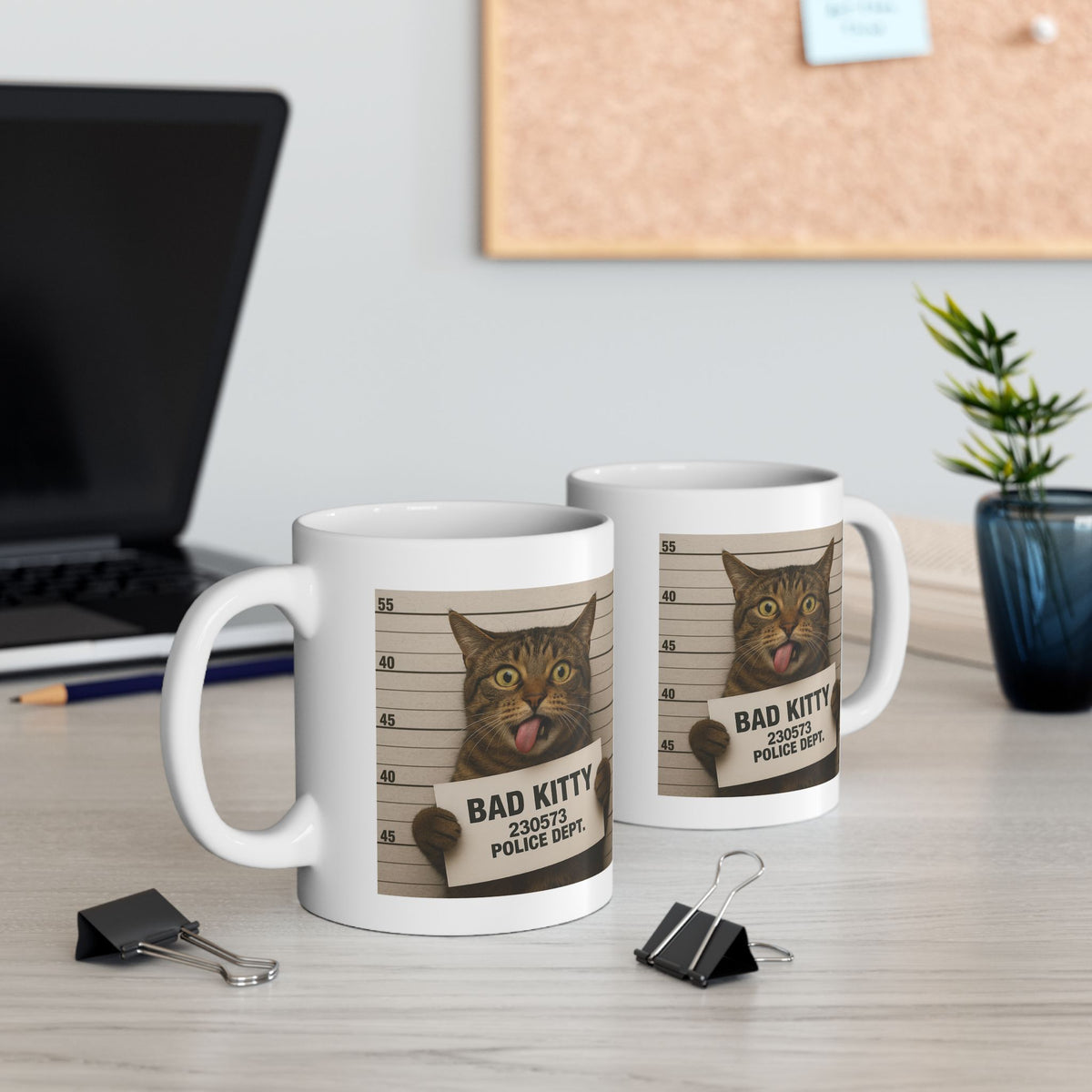 Bad Kitty Prisoned Mug
