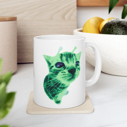 Gnarp Cat Alien Mug