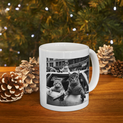 Gangster Cats Street Mug