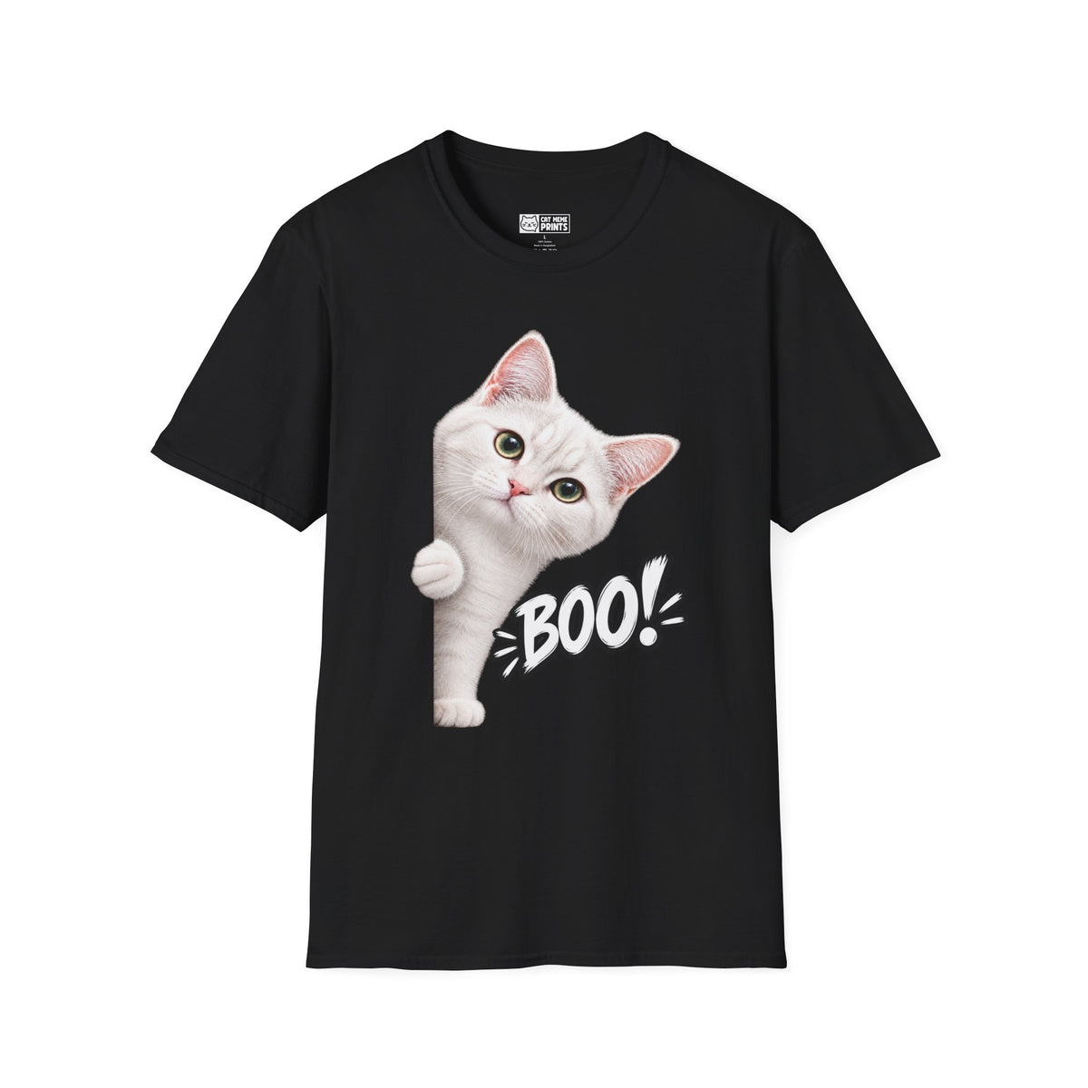 White Cat Boo T-Shirt