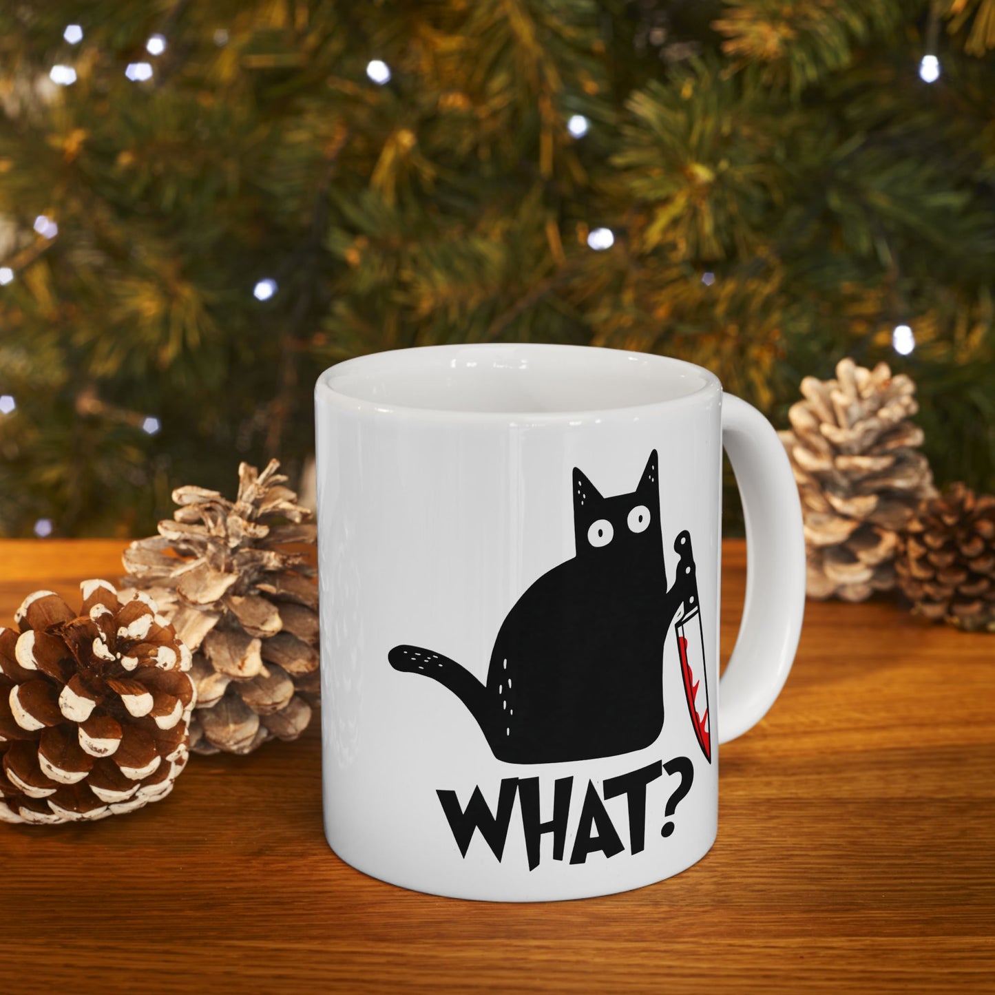 Cat What Mug