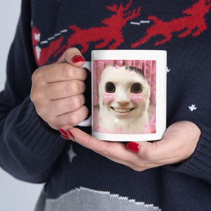 Goofy ahh Cat Meme Mug