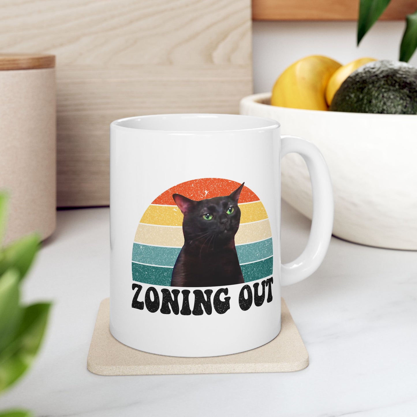 Cat Zoning Out Mug