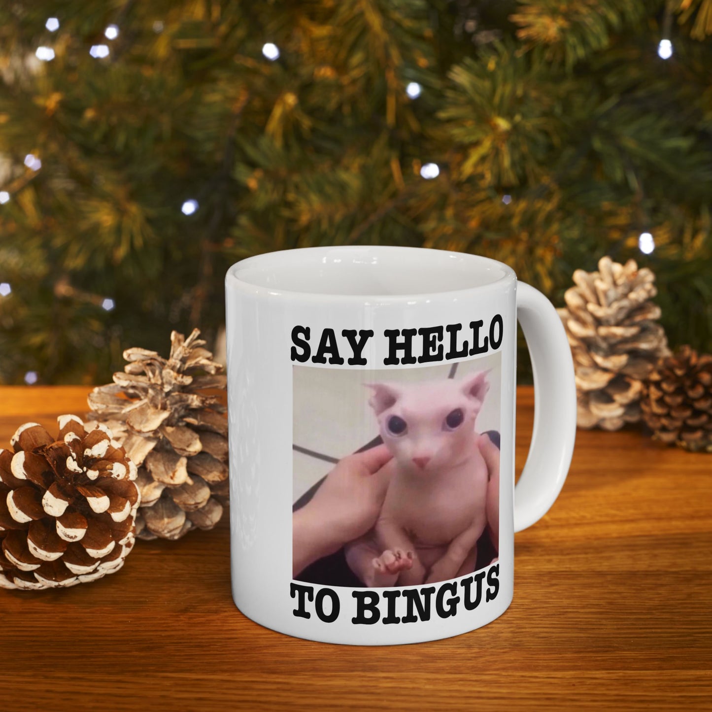 Say Hello To Bingus Mug