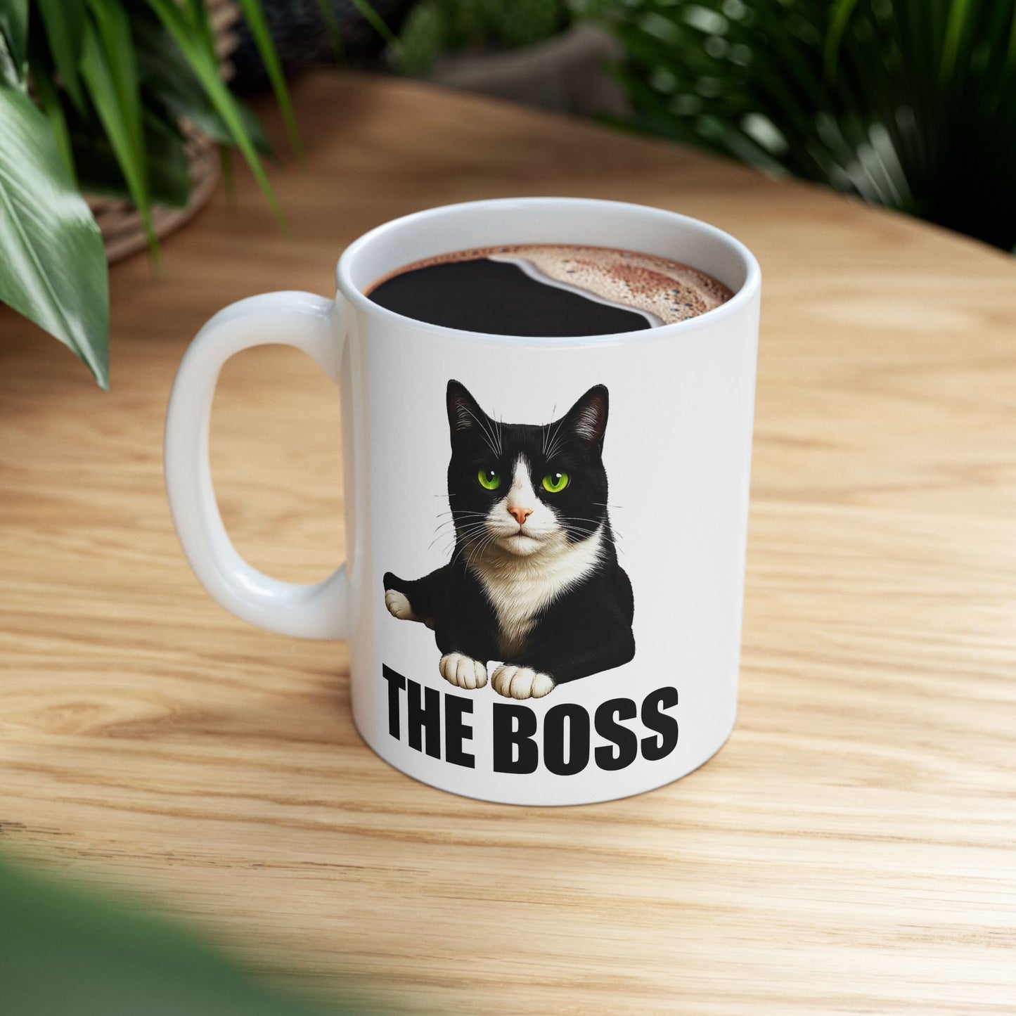 Cat is The Boss Mug