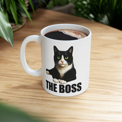 Cat is The Boss Mug
