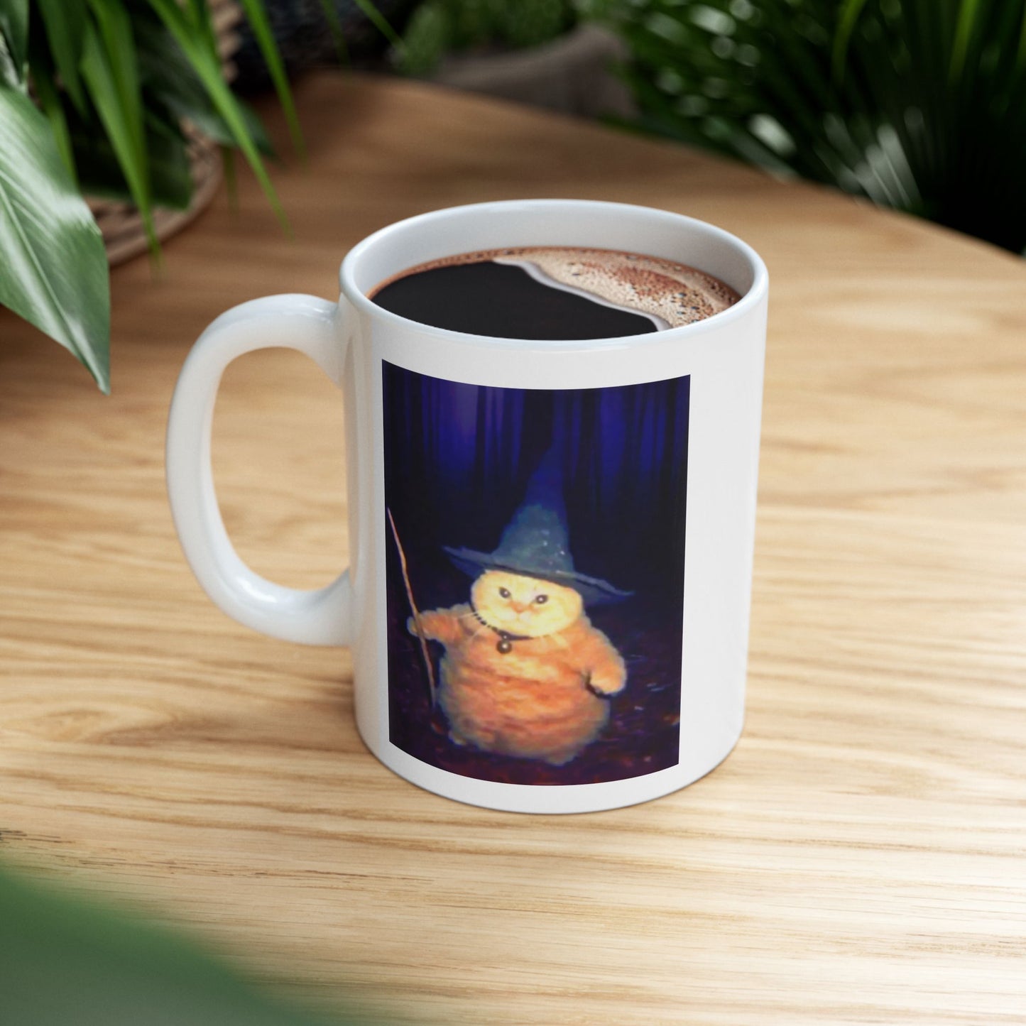 Wizard Cat Weird Mug