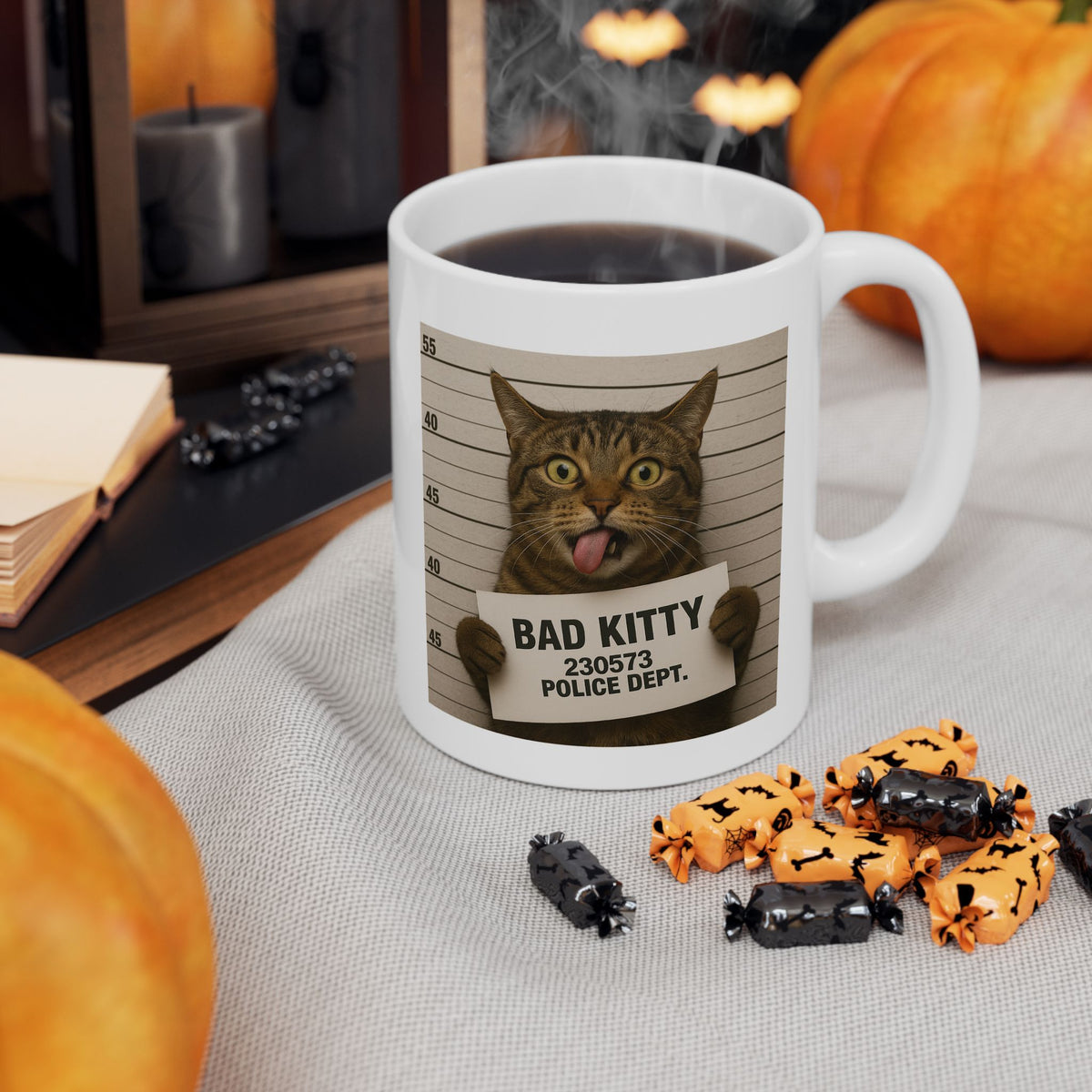Bad Kitty Prisoned Mug