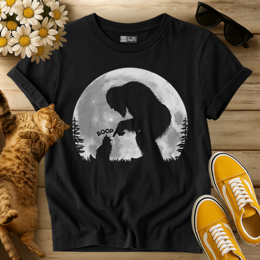 Bigfoot Boop Cat T-Shirt