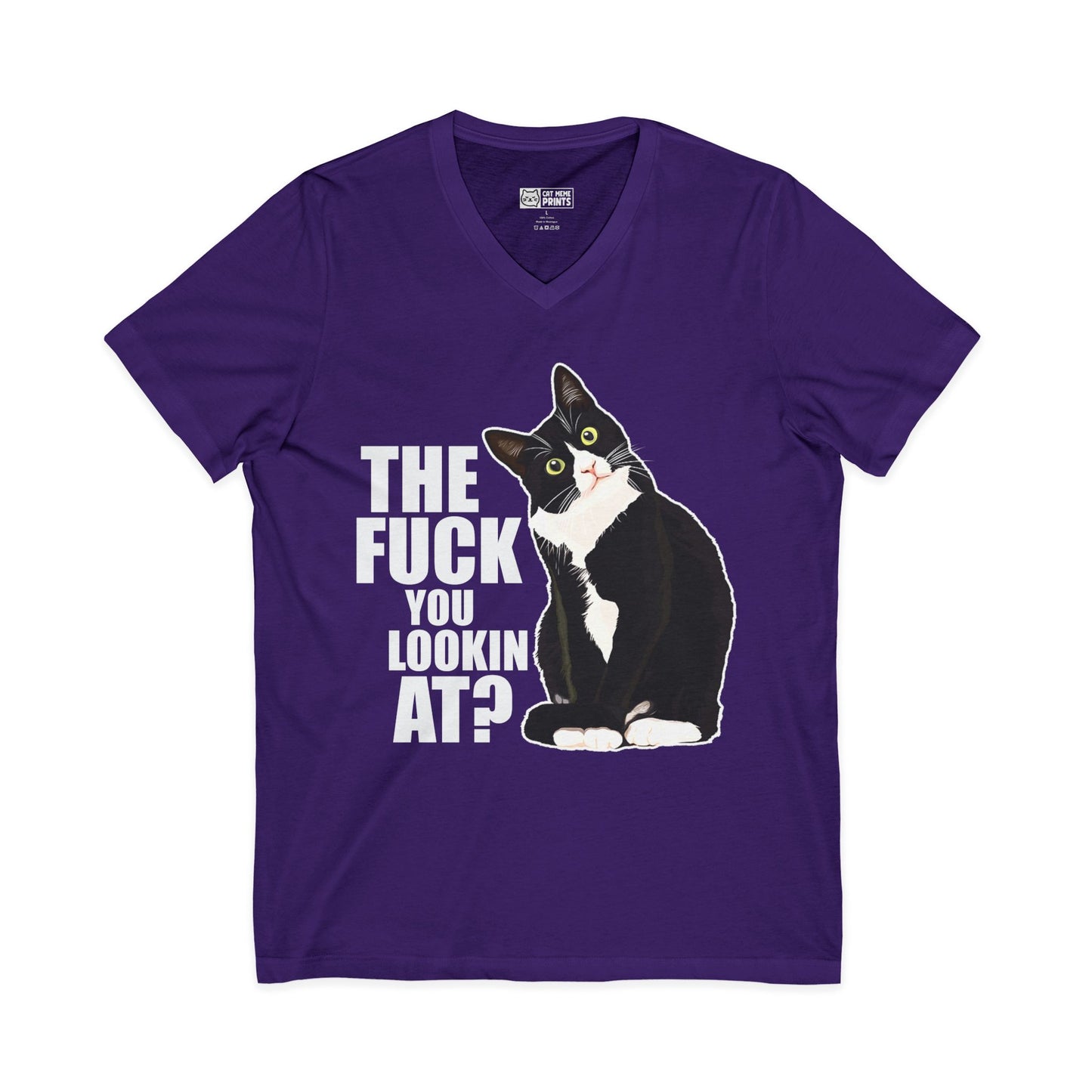 The Fuck You Lookin At? V-Neck T-Shirt