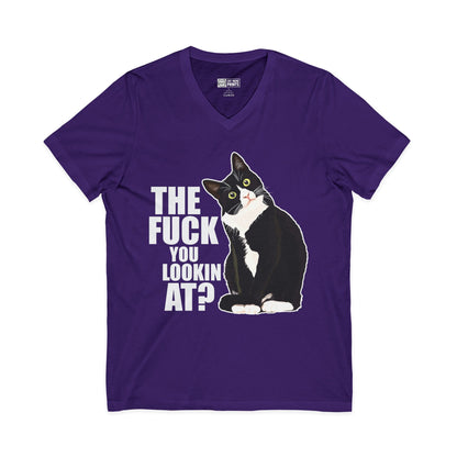 The Fuck You Lookin At? V-Neck T-Shirt